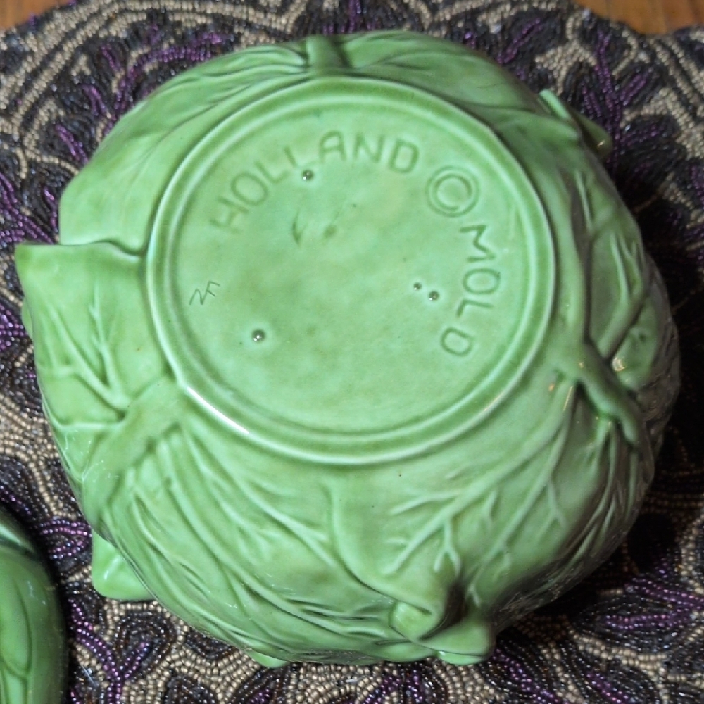 Green Cabbage Design Dinnerware Set - Picture 8 of 8